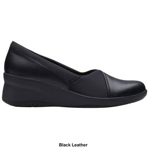 Womens Clarks(R) Suttyn Walk Wedge Heels alternate view