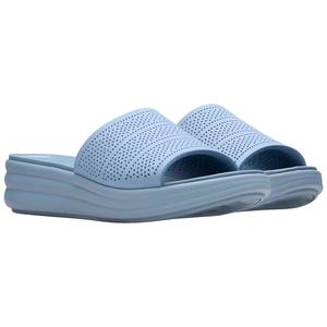 Womens Clarks(R) Cloudsteppers(tm) Drift Twist Slide Sandals
