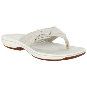 Womens Clarks(R) Cloudsteppers(tm) Breeze Dalia Flip Flops
