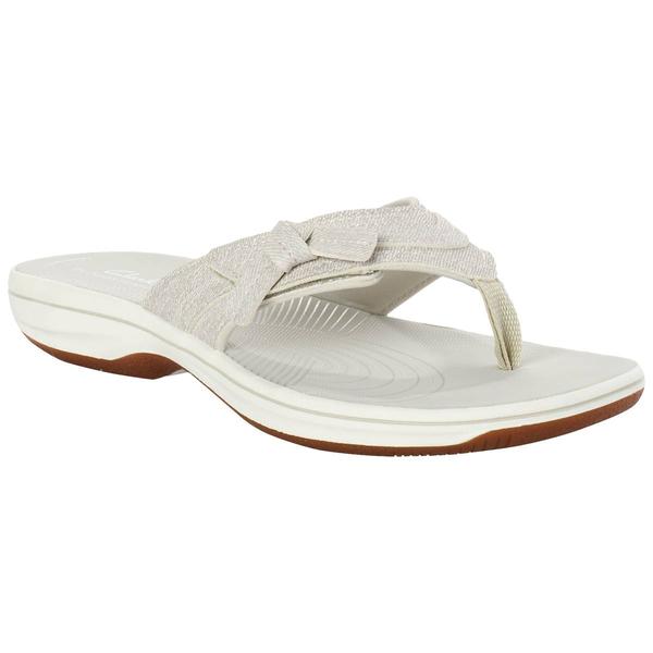 Womens Clarks(R) Cloudsteppers(tm) Breeze Dalia Flip Flops