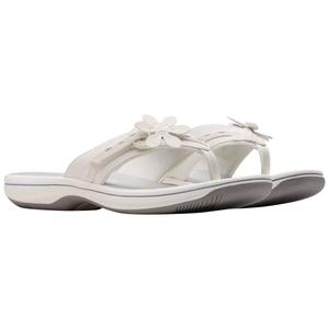 Womens Clarks(R) Cloudsteppers(tm) Breeze Opal Flip Flops