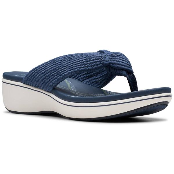 Womens Clarks(R) Cloudsteppers(tm) BreezeRae Erin Wedge Sandals alternate view
