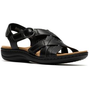Womens Clarks(R) Collection Laurieann Mae Strappy Wedge Sandals