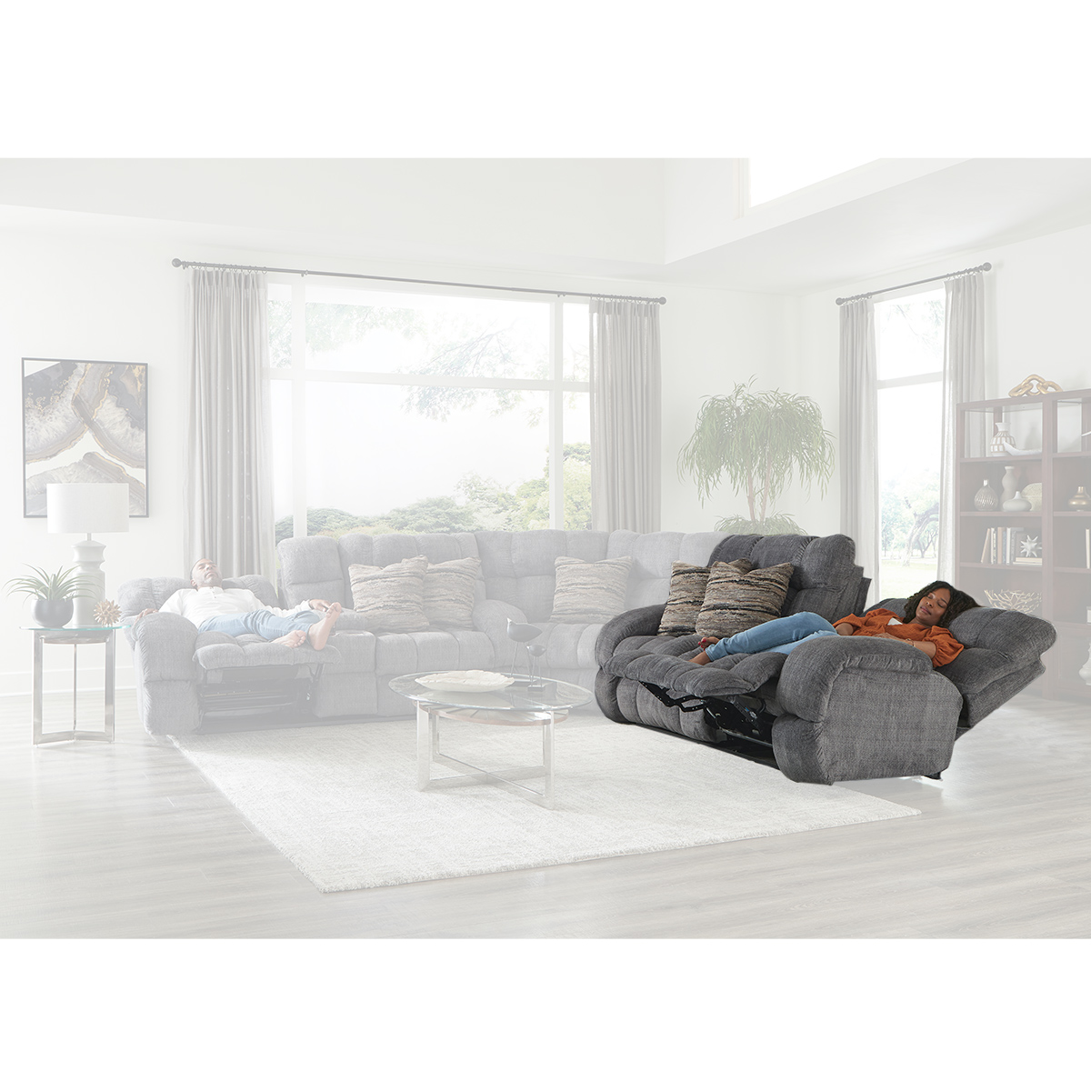Catnapper Ashland LF Lay Flat Motion Reclining Sofa