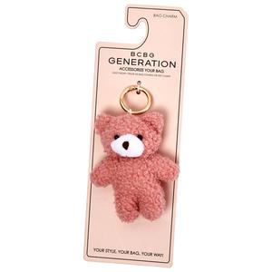 Womens BCBG Sherpa Bear Bag Charm