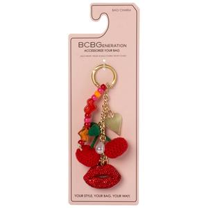 BCBG Generation Cherry Lips Mixed Beading Bag Charm alternate view