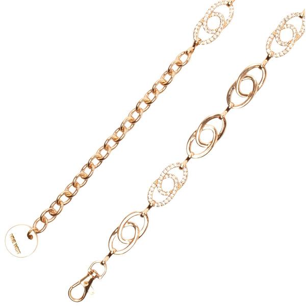 Womens Nine West Double Oval Link Chain Belts alternate view
