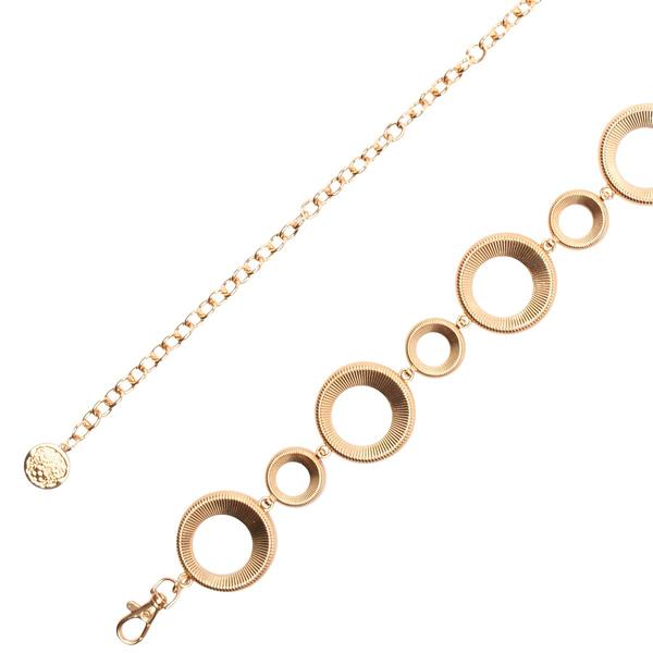 Womens Vince Camuto Two Size Open Circle Chain Belt alternate view