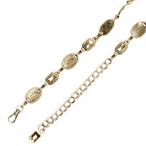 Womens Vince Camuto Metal Braided Chain Belt