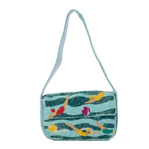 SOL and MER Swimmer Beaded Shoulder Bag