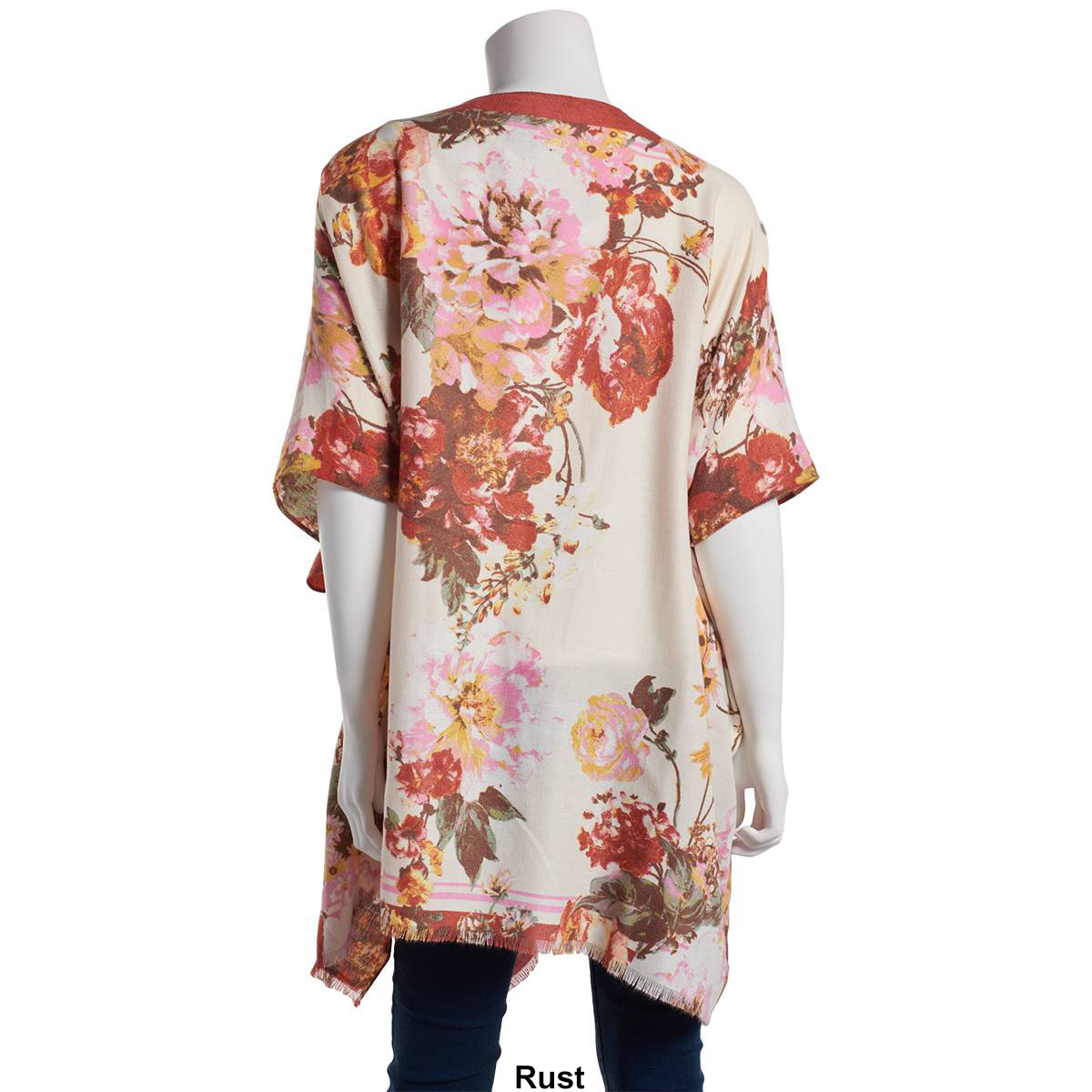 Womens Vince Camuto Painterly Bloom Super Soft Kimono