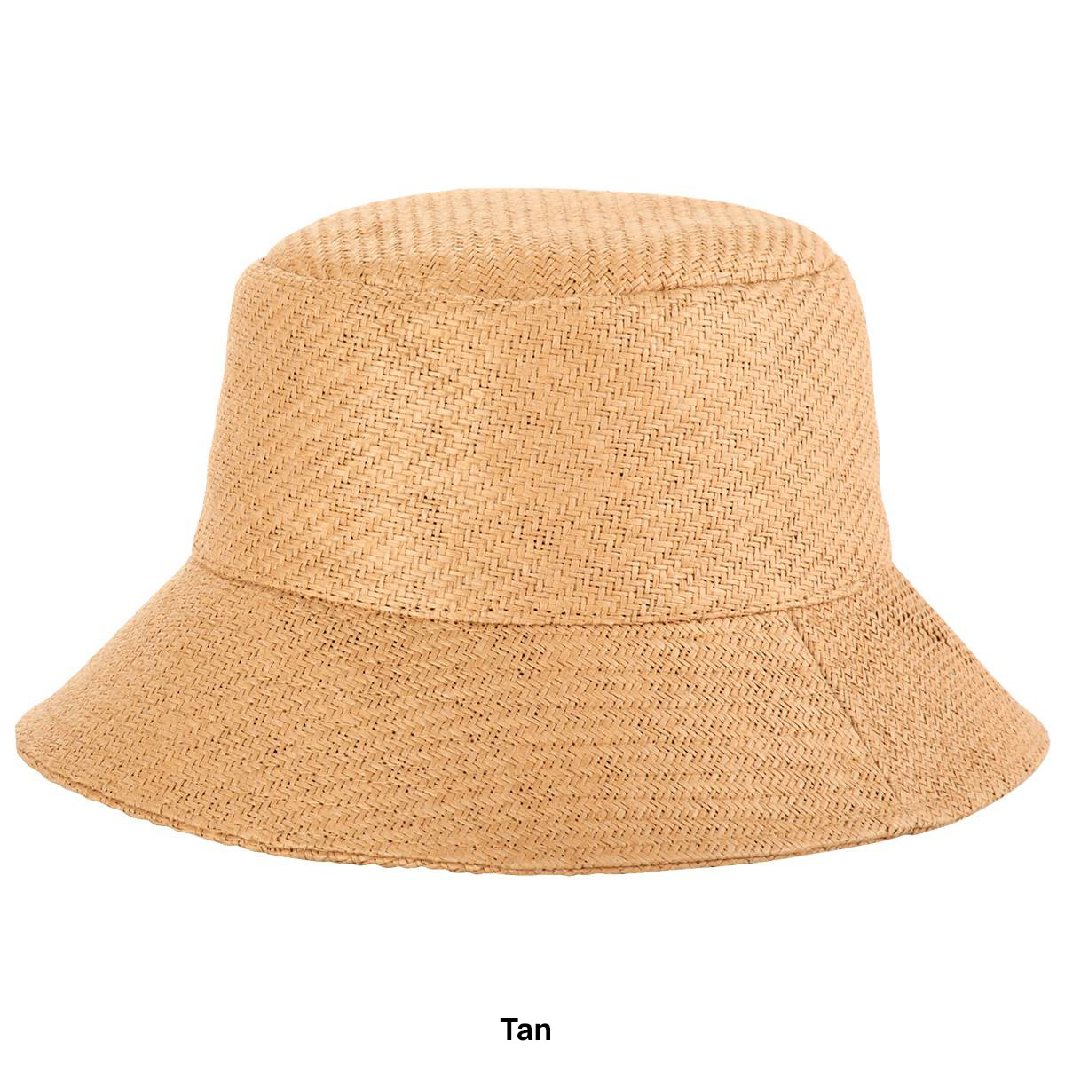 Womens Vince Camuto Straw Bucket Hat W/Critter