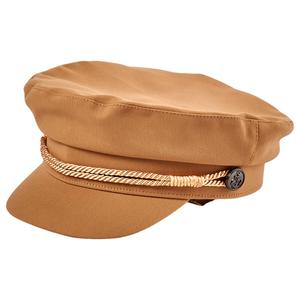 Womens BCBG Twill Captains Hat with Rope Trim