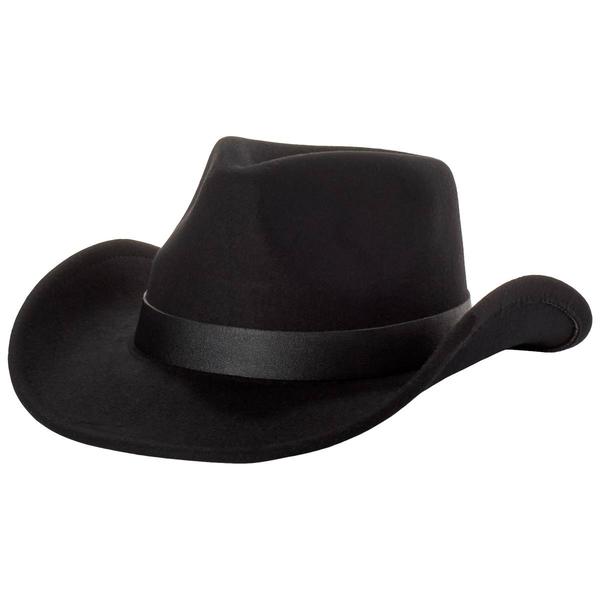 Womens Vince Camuto V Logo Accent Felt Cowboy Hat alternate view