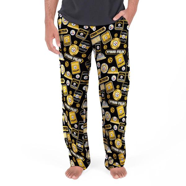 Mens NFL Pittsburgh Steelers Knit Pajama Pants