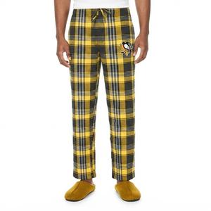 Mens College Concepts NHL Penguins Region Plaid Pajama Pants