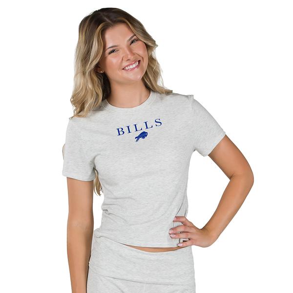 Womens NFL Buffalo Bills Fray Baby Tee