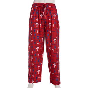Mens MLB Phillies Mosaic Print Pajama Pants alternate view