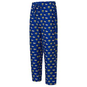 Mens College Concepts NCAA PITT Knit Pajama Pants - Royal Blue