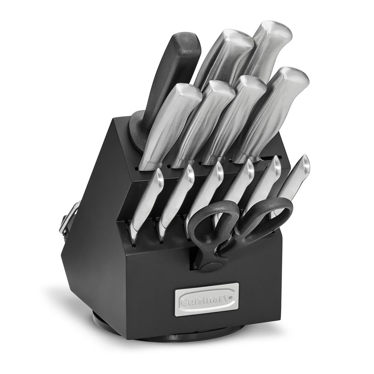 Cuisinart(R) Stainless Steel 15pc. Rotating Cutlery Block Set
