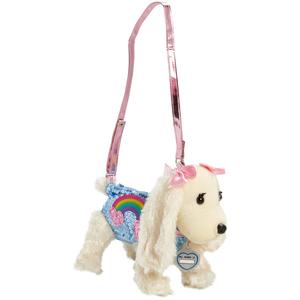 Girls Poochie & Co.(R) Lizzie Dog Sequin Glitter Bag
