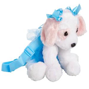 Poochie & Co.(R) Retriever Mini Backpack w/ Blue Glitter