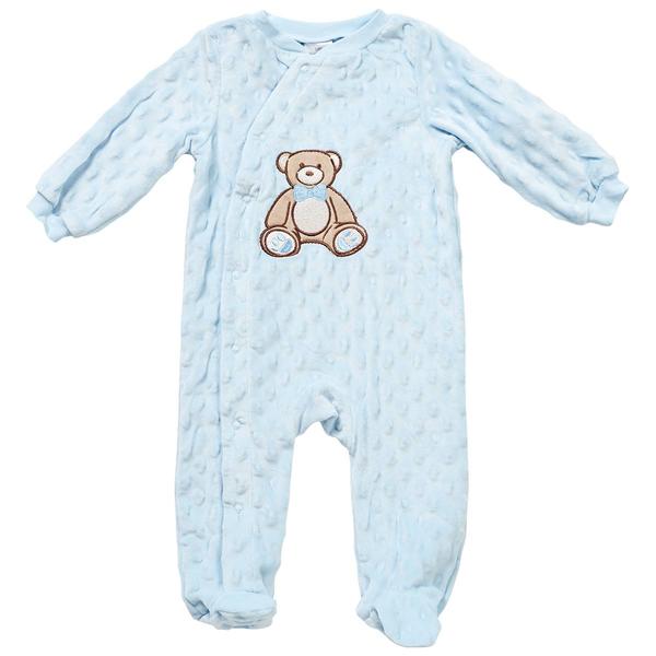 Baby Boy (3-9M) Little Beginnings(R) Teddy Bear Popcorn Sleeper