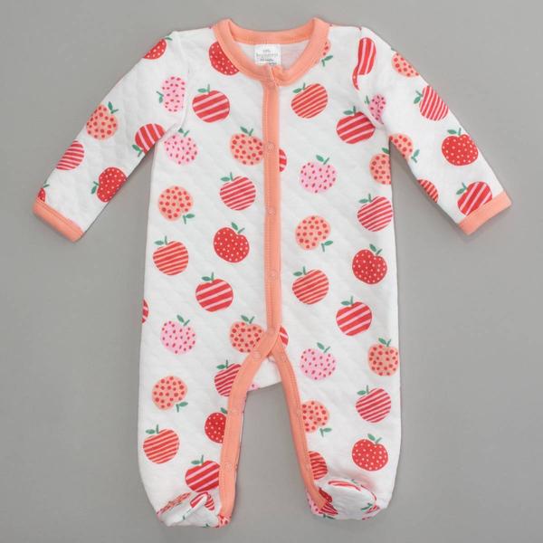 Baby Unisex (3-9M) Little Beginnings(R) Apple Quilted Sleeper