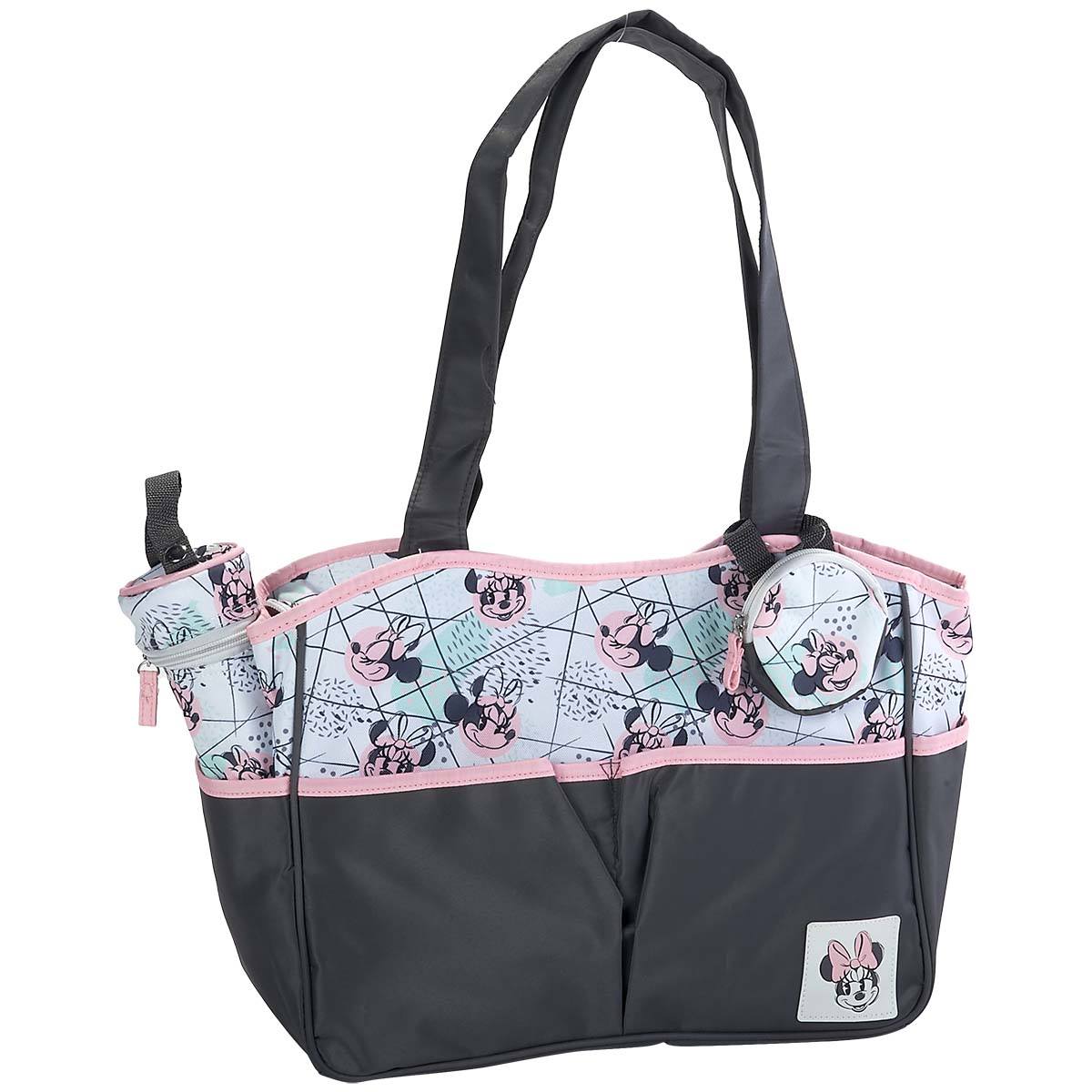 Baby Girl Minnie Watercolor Diaper Bag