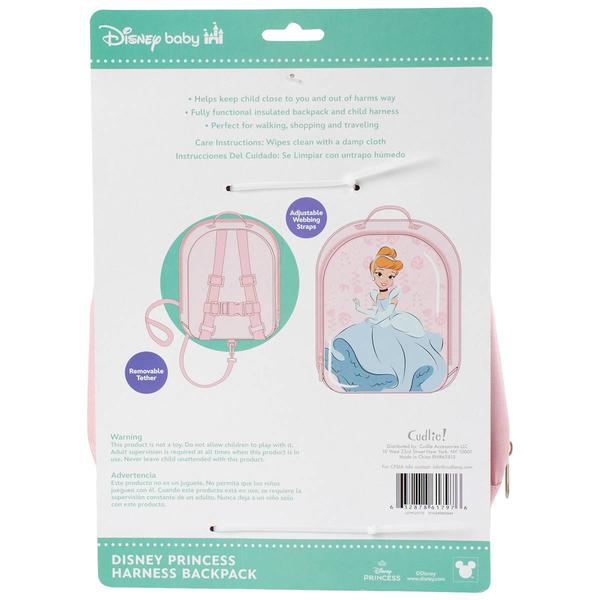 Toddler Girl Disney Princess Holofoil Harness Backpack alternate view