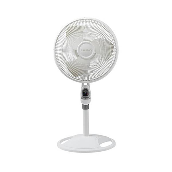 Lasko 16in. Oscillating 3-Speed Pedestal Fan with Remote Control