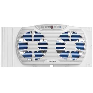 Lasko Electrically Reversible Twin Window Fan with Bluetooth