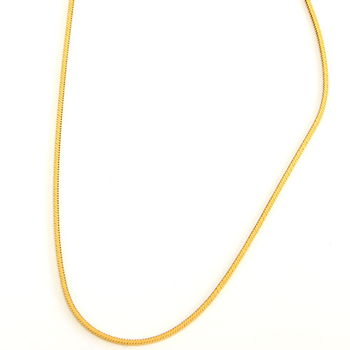 Danecraft Gold Over Sterling 18in. Snake Neckace