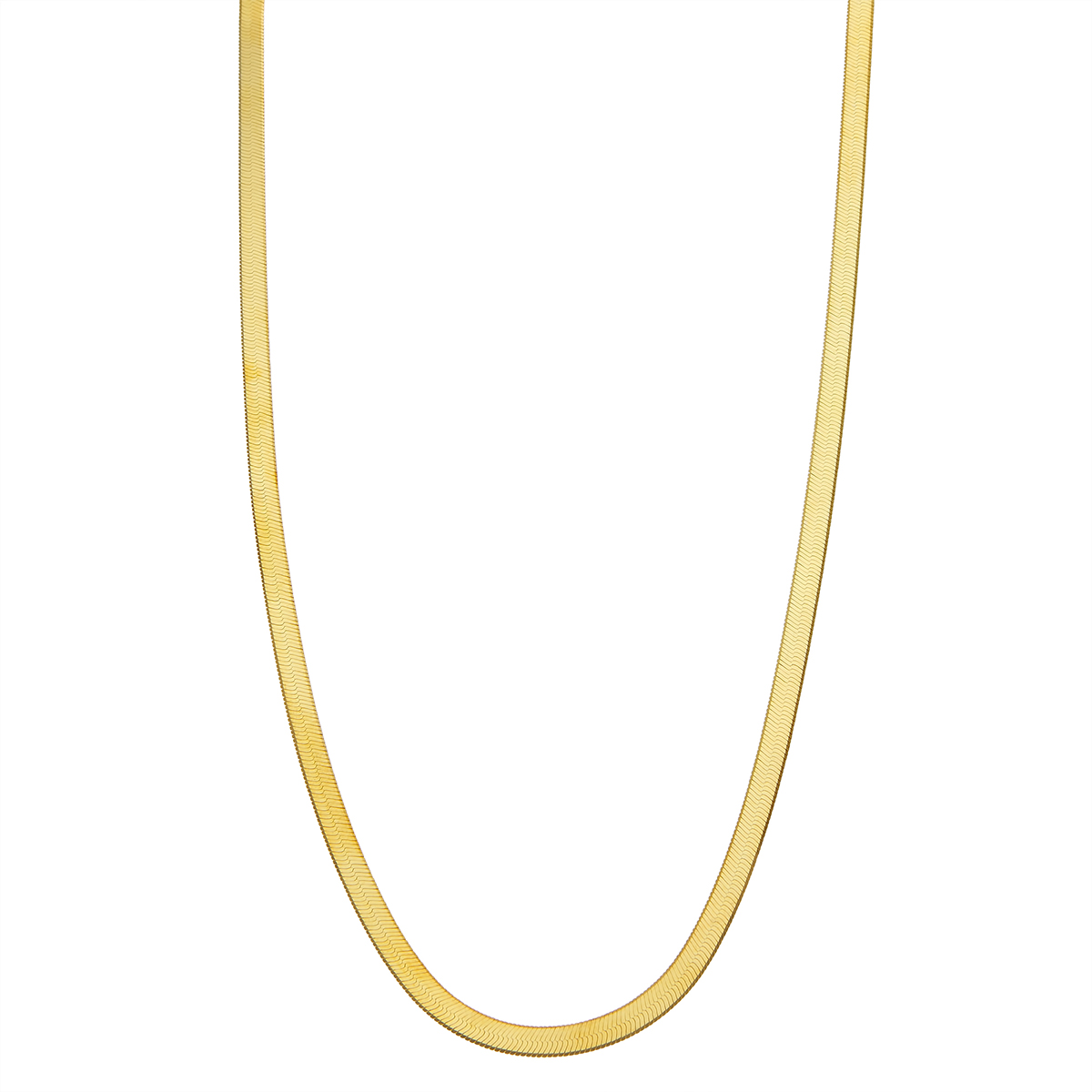 Gold Classics(tm) Gold Over Sterling Silver Herringbone Chain