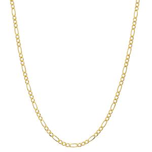 Gold Classics(tm) Gold over Sterling Silver Figaro Chain Necklace