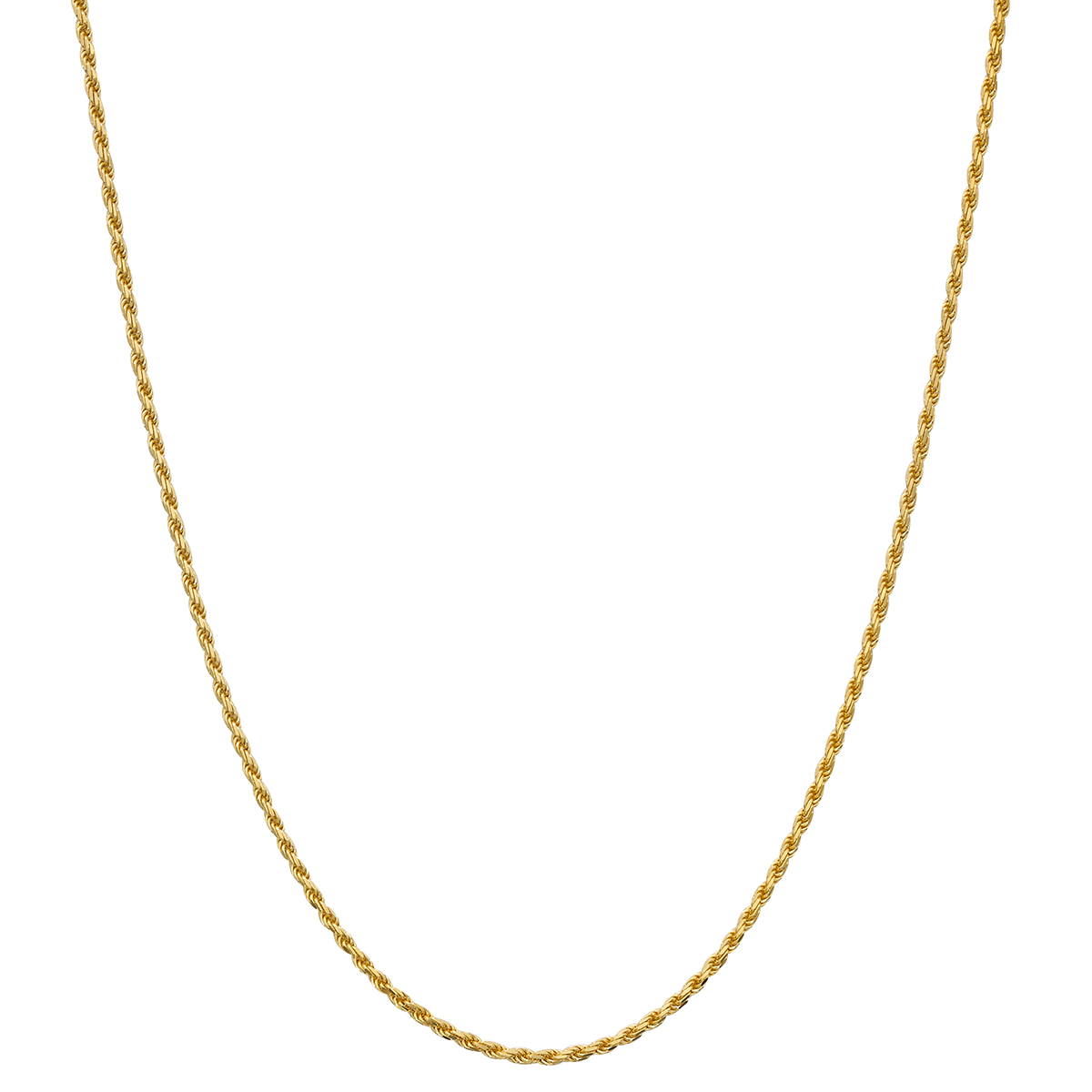 Gold Classics(tm) Gold Over Sterling Silver Diamond Cut Necklace