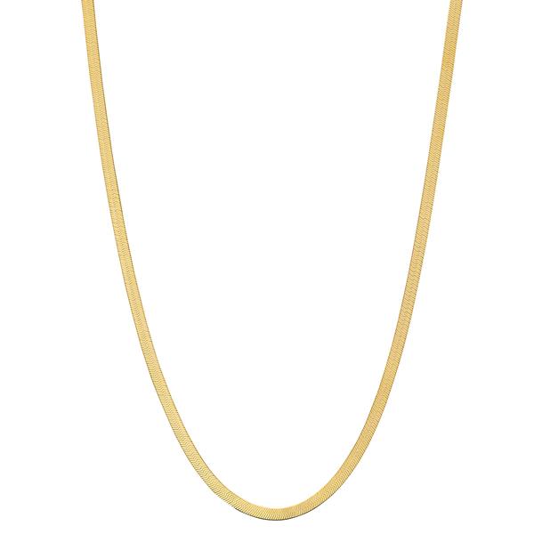 Gold Classics(tm) Gold Over Sterling Silver Herringbone Necklace
