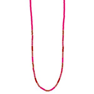 Ashley Cooper(tm) Multi-Pink Color Block Long Necklace