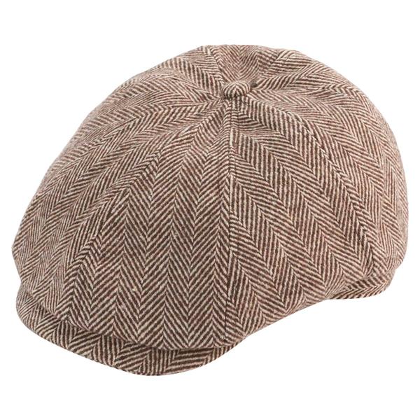 Mens DHC Wool Blend Newsboy Hat