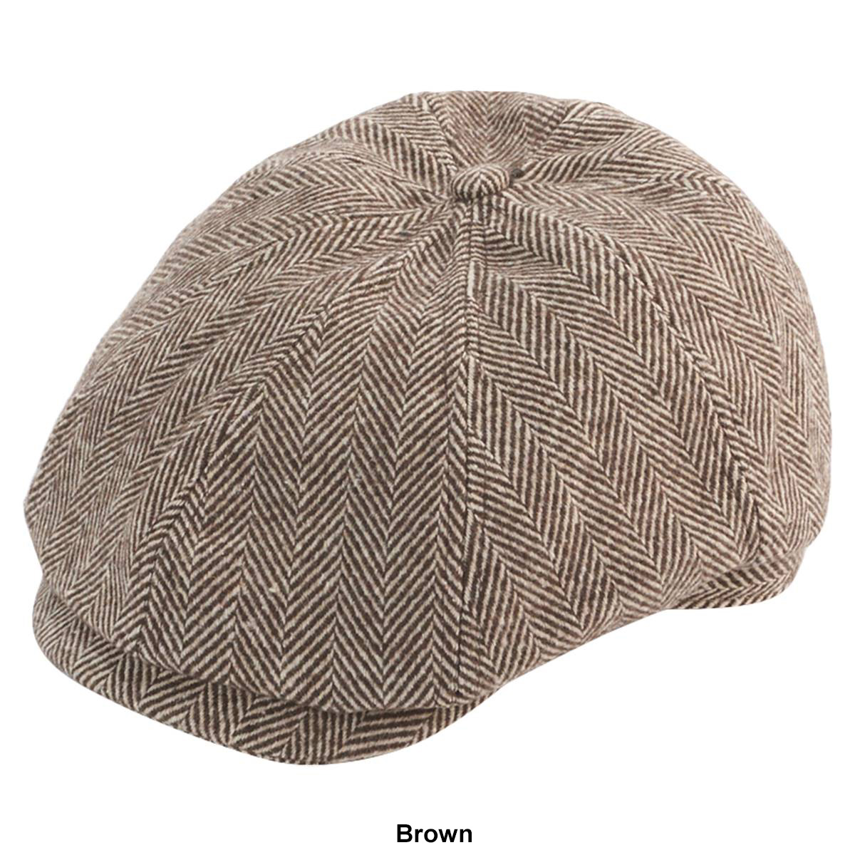 Mens DHC Wool Blend Newsboy Hat