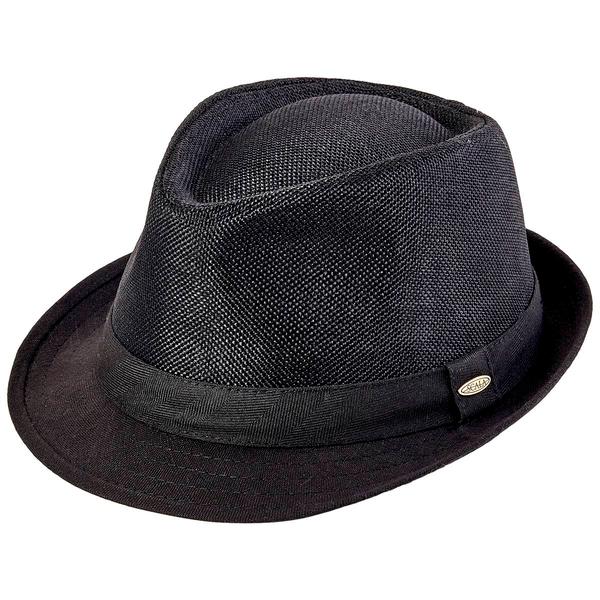 Mens Scala Reeded Fedora