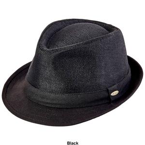 Mens Scala Reeded Fedora alternate view