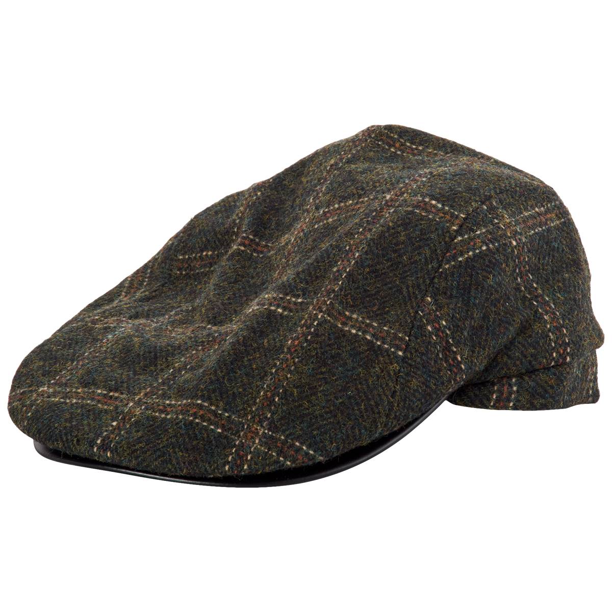 Mens Dorfman Pacific Co. Windowpane Ivy Hat - Olive