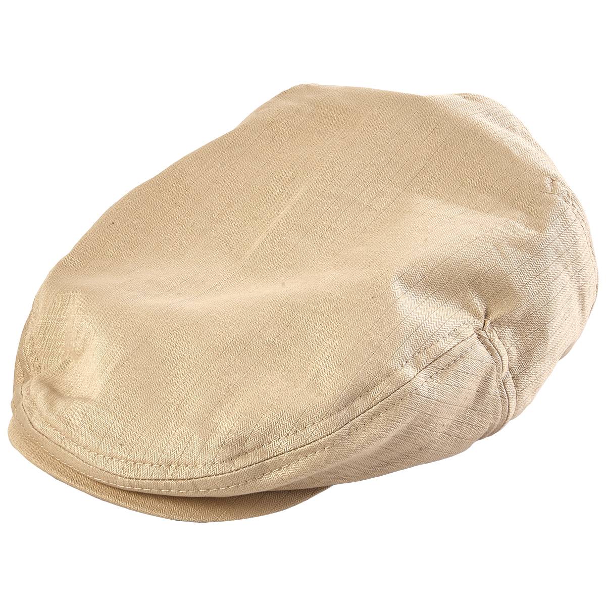 Mens Scala Herringbone Ivy Hat - Khaki