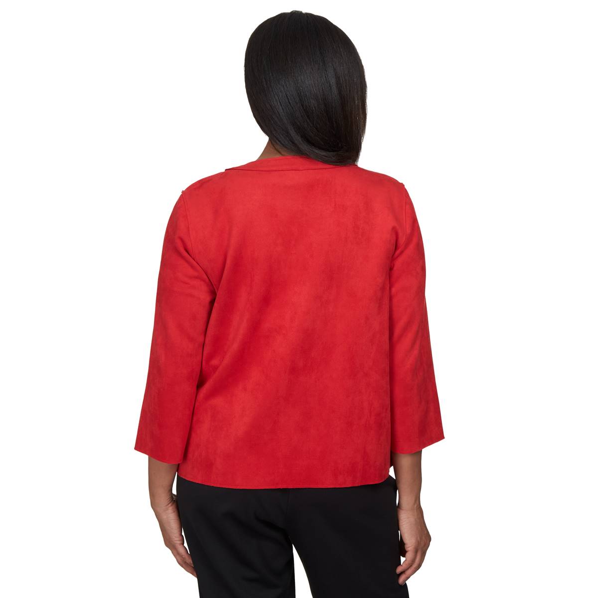 Petite Alfred Dunner Park Place Suede Jacket