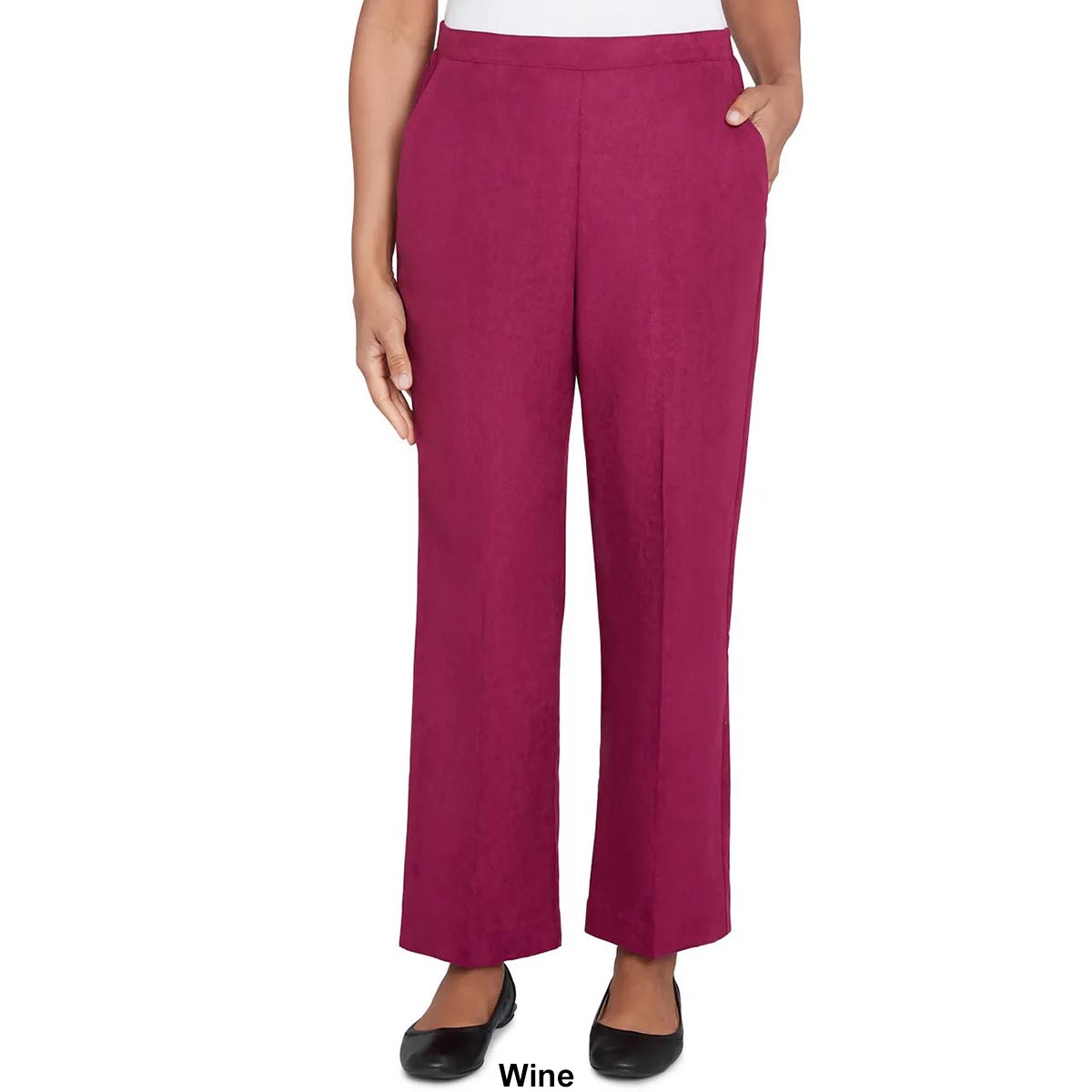 Womens Alfred Dunner Wine Country Proportioned Medium Pants