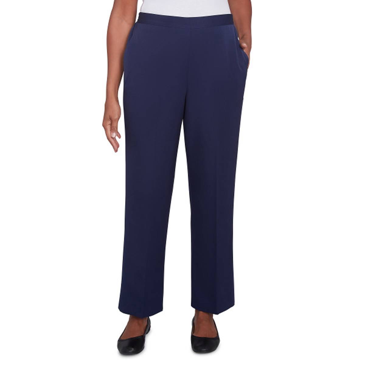 Womens Alfred Dunner Block Island Stretch Twill Pants