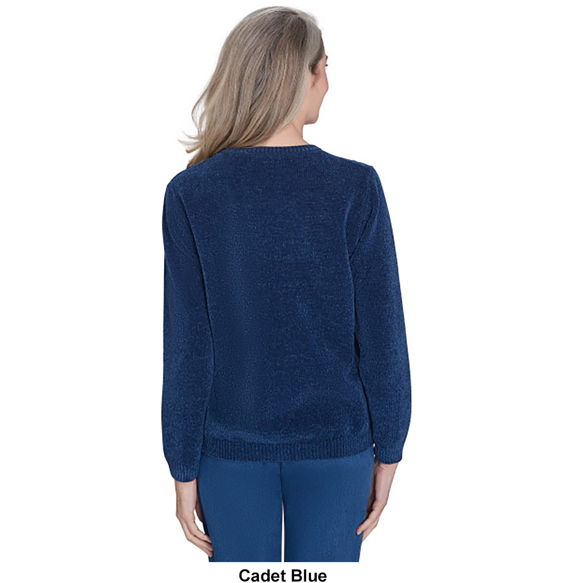 Petite Alfred Dunner Classics Chenille Pullover Sweater