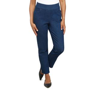 Petite Alfred Dunner Key Items Super Stretch Jeans - Short alternate view