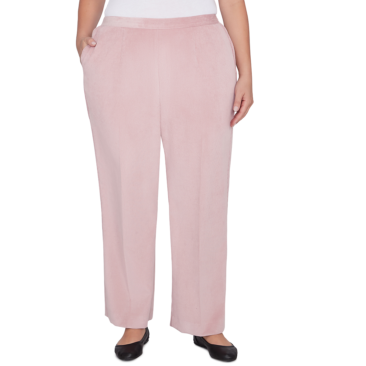 Plus Size Alfred Dunner Telluride Rose Corduroy Short Pants